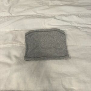 Abercrombie & Fitch Heather Gray Tube Top